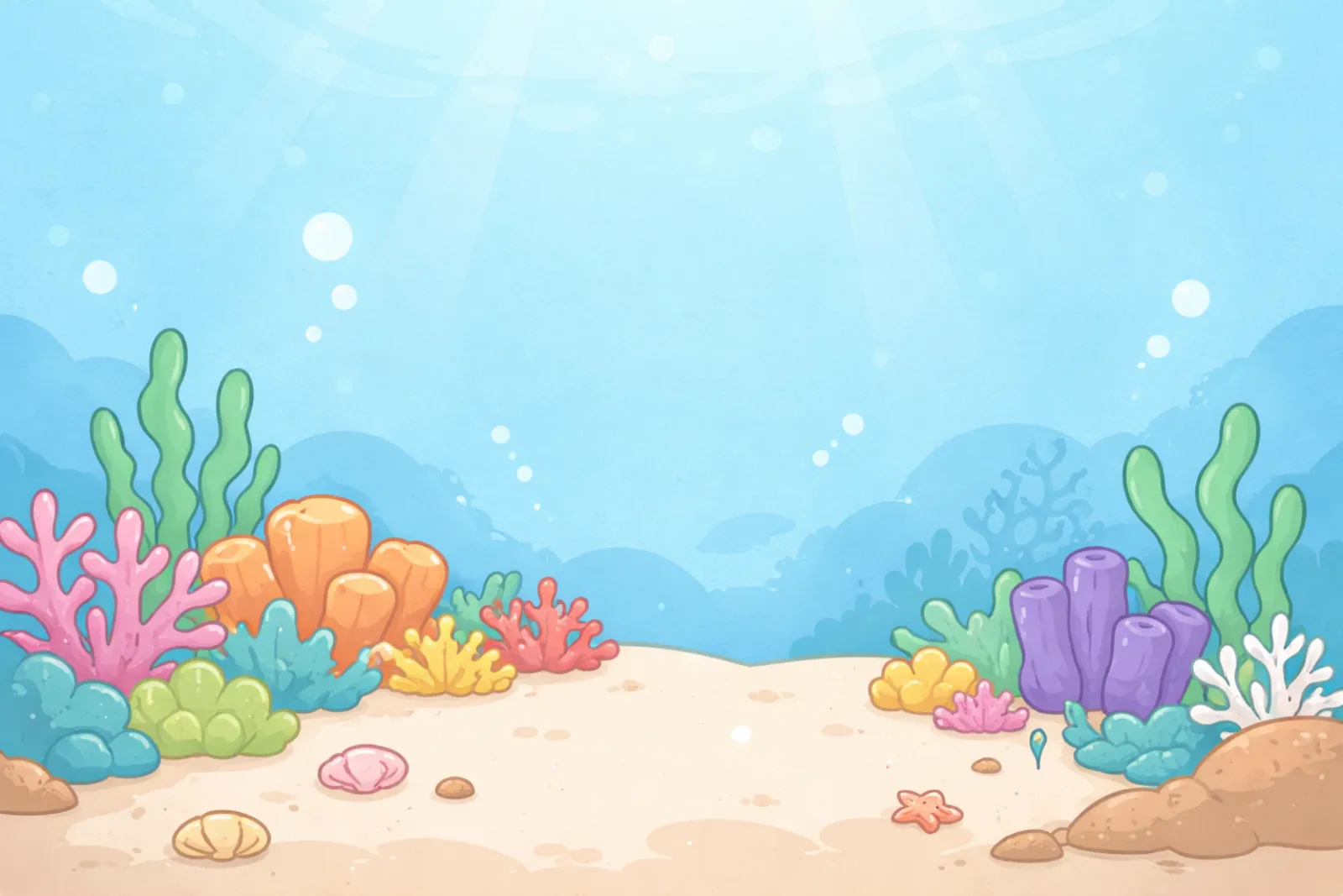 Sunny Reef scene